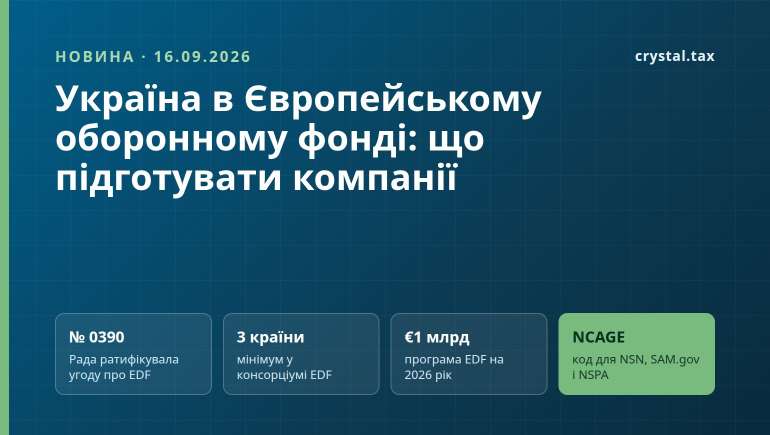 Рада ратифікувала участь України в Європейському оборонному фонді: що підготувати компанії